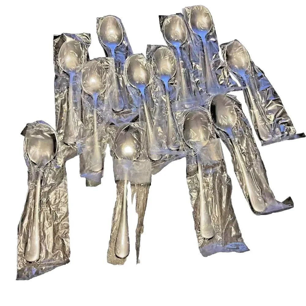12-Piece Demitasse Espresso Spoons, 4 Inches Stainless Steel Mini Coffee Spoons